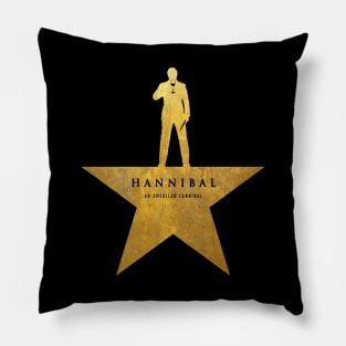 HANNIBAL: An American Cannibal (gold texture) Pillow