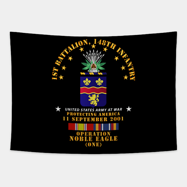 1st Bn 148th Infantry - 911 - ONE w SVC Tapestry by twix123844