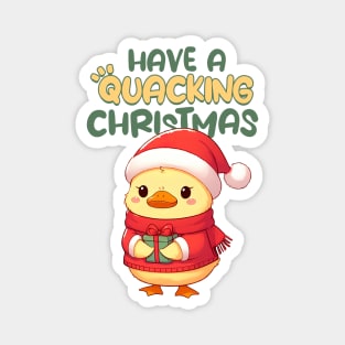 Have a Quacking Christmas Duck Magnet