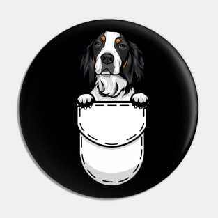 Funny English Setter Pocket Dog Pin