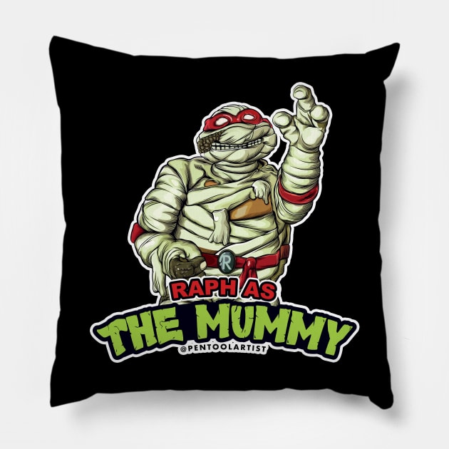 Raph as The Mummy Pillow by pentoolarts