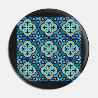 Moroccan Tile in Blue Hues Pin