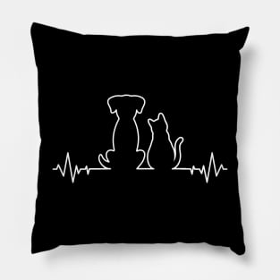 Friendship Cat & Dog Pillow