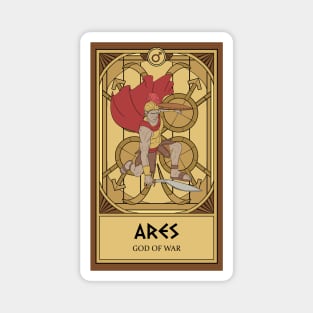 Ares Tarot Card Magnet