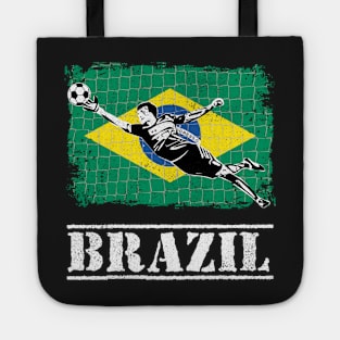 Brazil Soccer Goalie Goal Keeper Shirt Tote