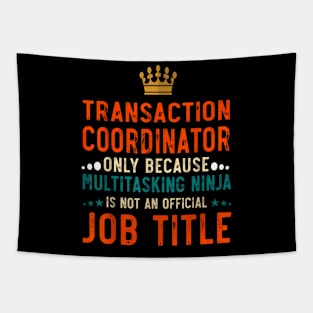 Transaction Coordinator Definition  Job Tapestry