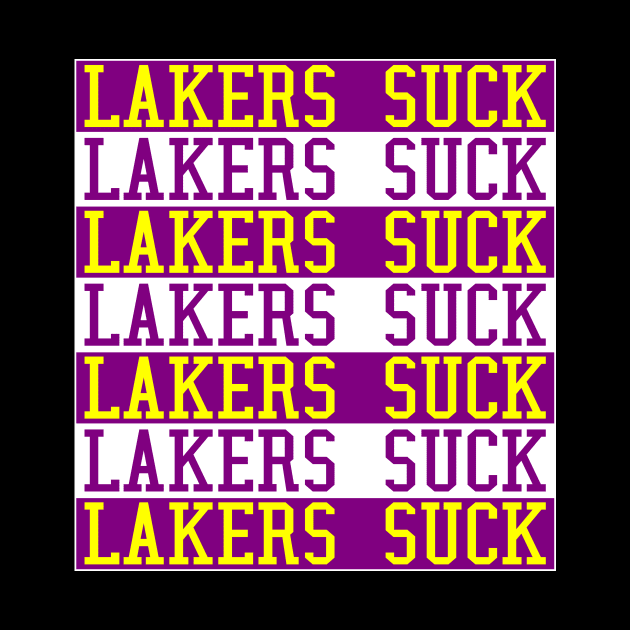 Lakers Suck by Retro Sports