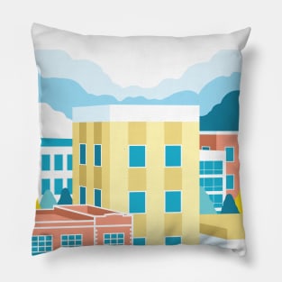 Northwest Cityscape Pillow