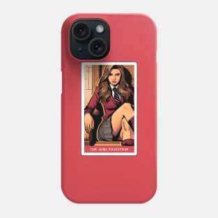 the high priestess - house of anubis tarot card Phone Case