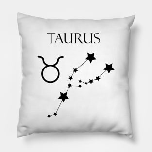 Taurus Zodiac Horoscope Constellation Sign Pillow