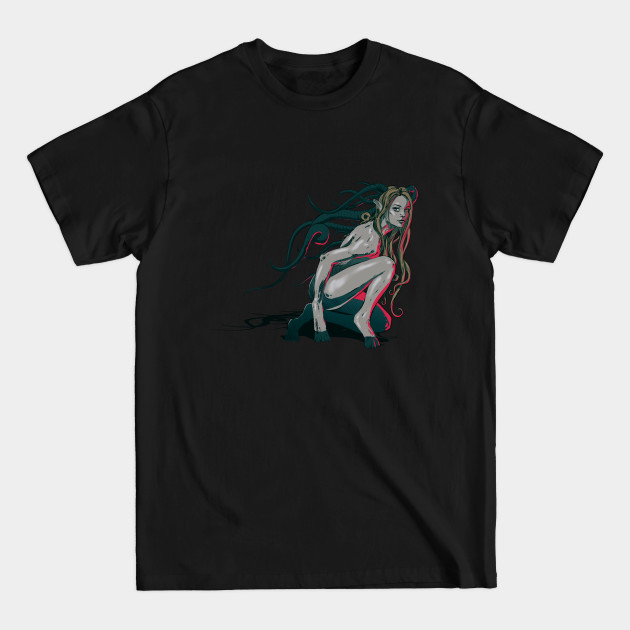 Disover goat queen! shub niggurath - Lovecraft - T-Shirt