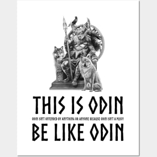 Scandinavian God - Odin Art Board Print for Sale by MyFavorTee