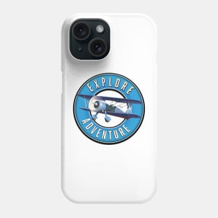 bi plane explore adventure Phone Case