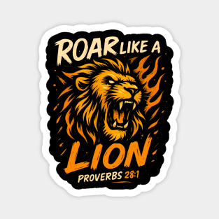 Roar Like a Lion Magnet