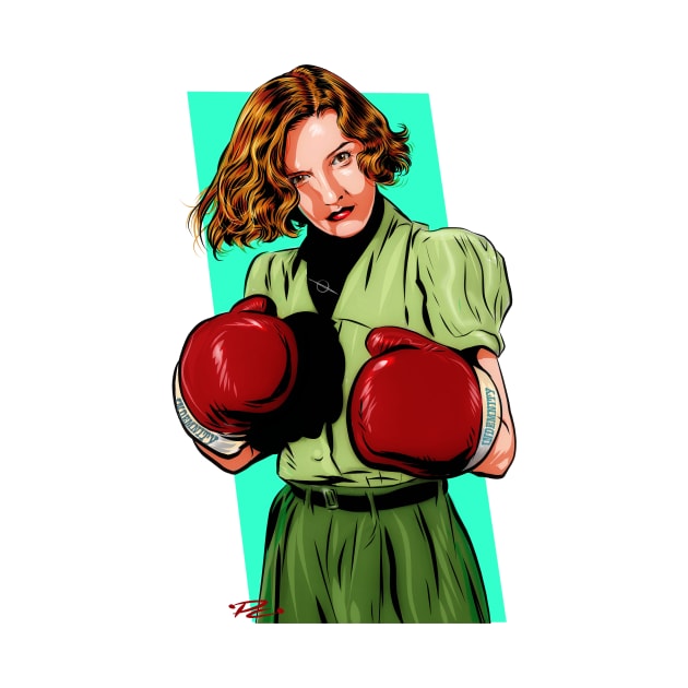 Barbara Stanwick - An illustration by Paul Cemmick by PLAYDIGITAL2020