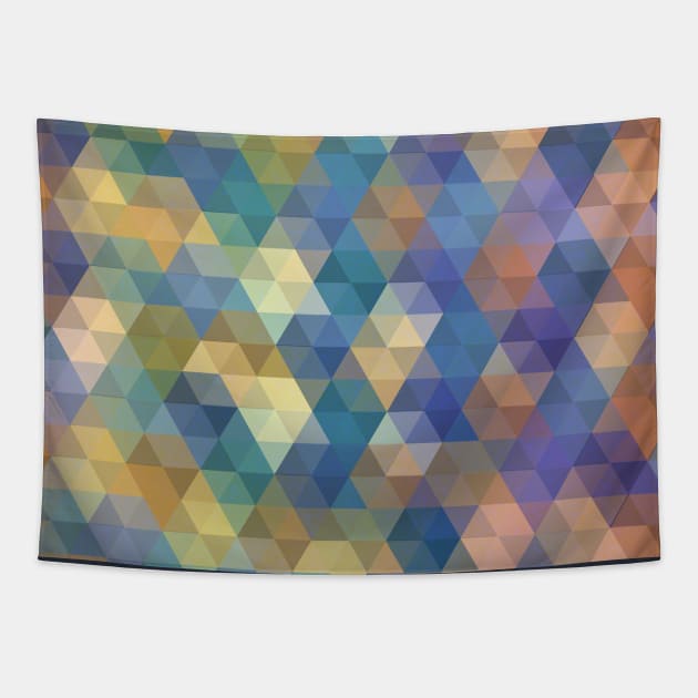 Geometric form Tapestry by Javisolarte