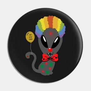 Alien Kitty Crew Clown Pin