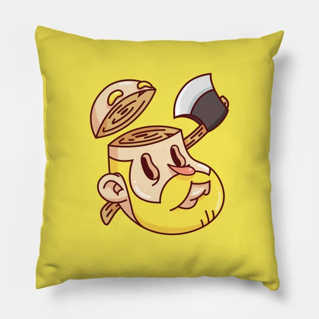 Lumberjack Pillow by BadAz Collectibles