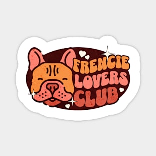 French Bulldog Retro Vibes Magnet