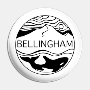 Killer Whale Bellingham Washington Pin