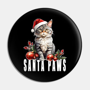 Christmas cat Pin