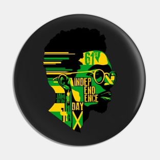 The 61st Jamaican Independence Day Pin