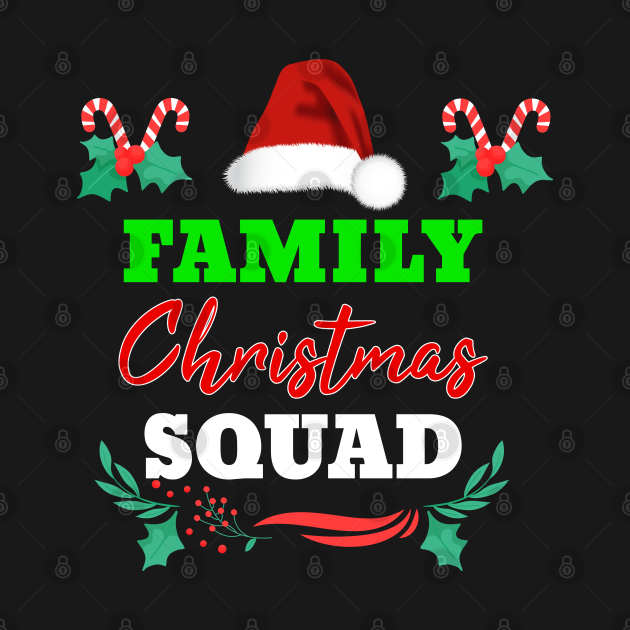 Discover Christmas Squad Xmas Holiday Pajama Family Matching - Christmas Squad - T-Shirt