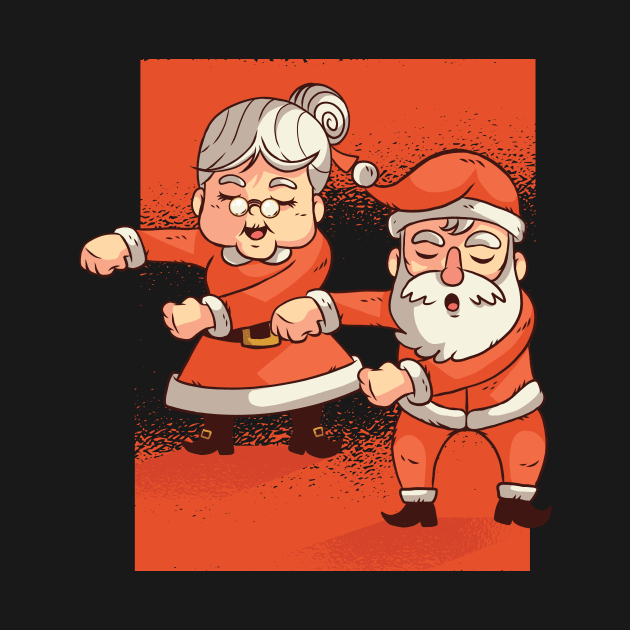 Mr & Mrs. Claus floss dance by otaku_sensei6