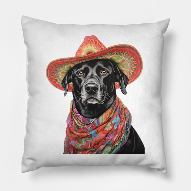 Labrador Portrait Pillow by TacoTruckShop