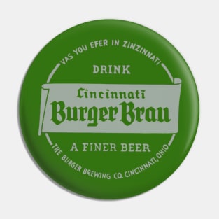 Cincinnati Burger Brau Beer Pin