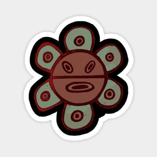 Earth Tone Sun Taino Magnet