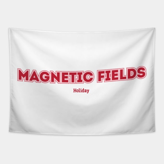 Magnetic Fields Holiday Tapestry by PowelCastStudio