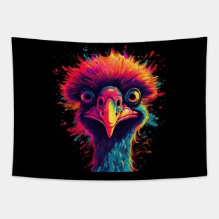 Ostrich Smiling Tapestry