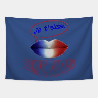 FRENCH KISS JE T'AIME BONNE MAMAN Tapestry