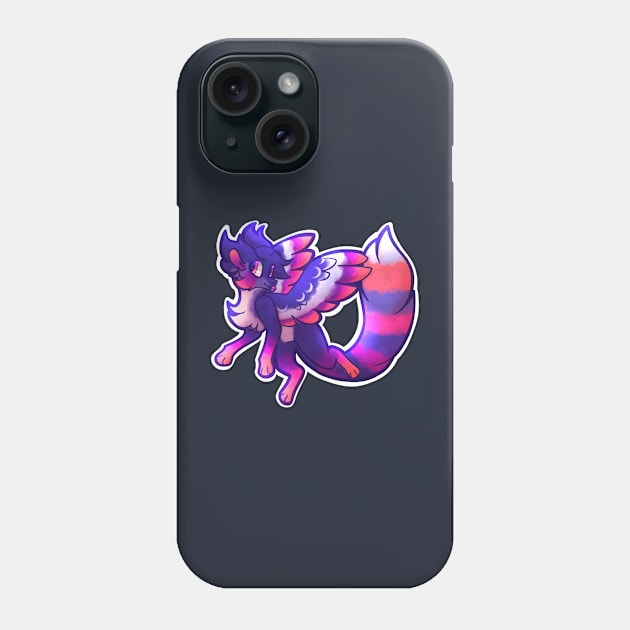 Neon Ring-tail Phone Case by Amethyst Wings' art