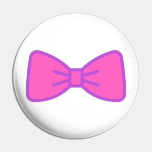 pink and purple bowtie Pin