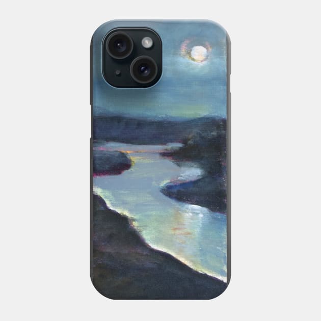 Moon river Phone Case by AmyKalish