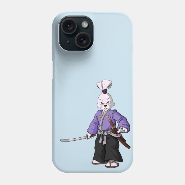 Ninja Rabbit Phone Case by tabslabred