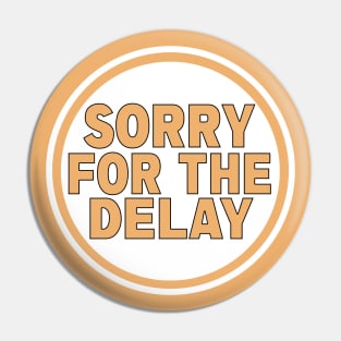 Sorry for the Delay Pin