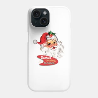 Retro Santa Claus Vintage Christmas Phone Case