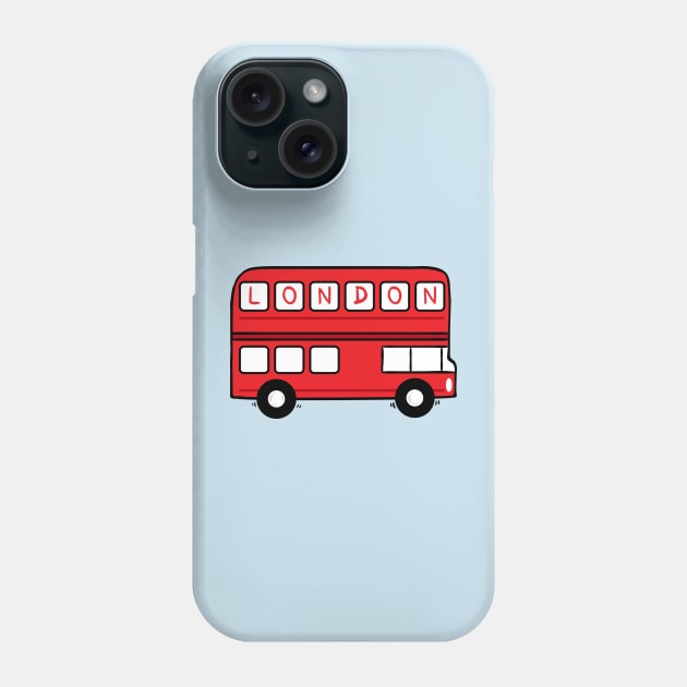 London Bus Phone Case by adrianserghie