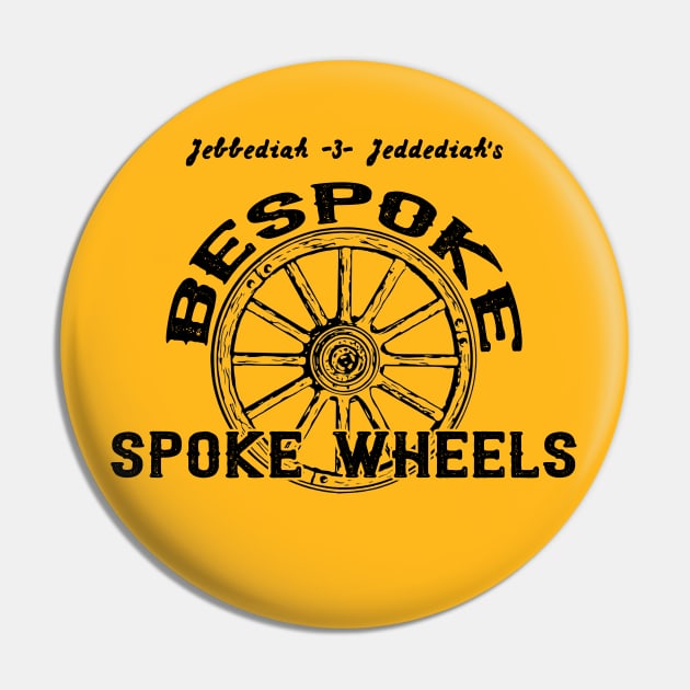 J&J's Bespoke Spoke Wheels - Black Pin by Bat Boys Comedy