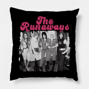 the runaways//vintage 70s Pillow