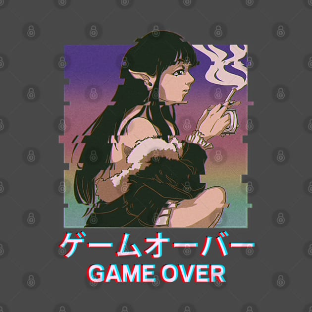 GAME OVER GIRL by CRAZYDAVE