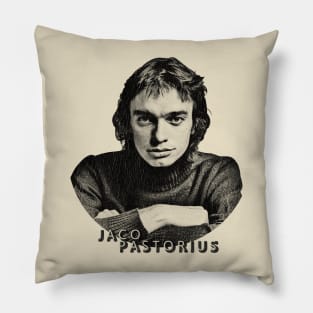 Retro Jaco Pastorius Pillow