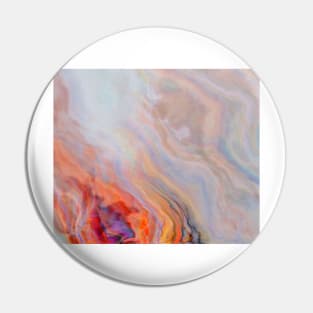 Fire and ice opal Pin