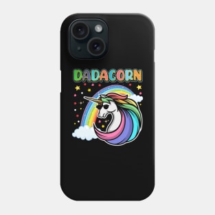 Dadacorn Daddycorn Dad of the Unicorn Fathers Day Phone Case