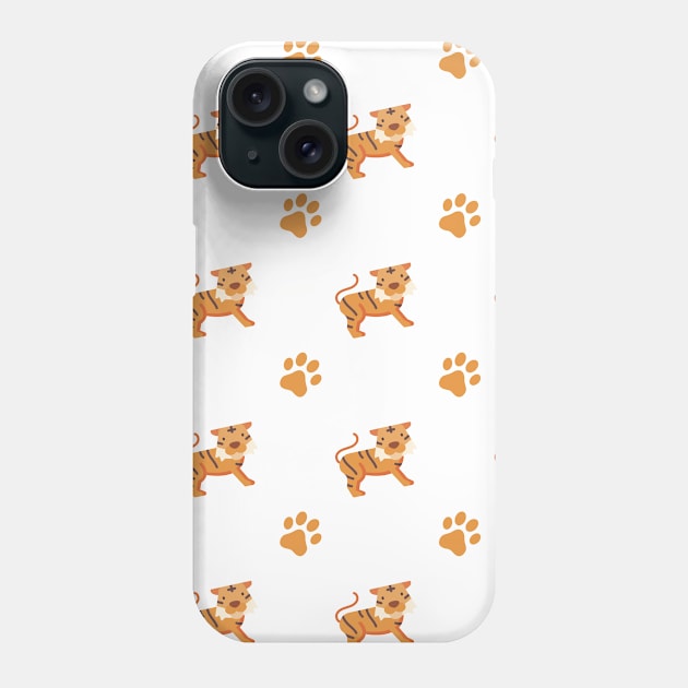 Tiger Phone Case by JM ART