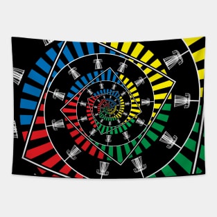 Infinite Disc Golf Baskets Tapestry