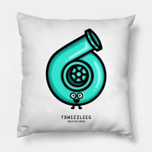 Cutest Turbo - Aqua Pillow